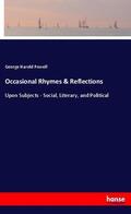 Powell |  Occasional Rhymes & Reflections | Buch |  Sack Fachmedien