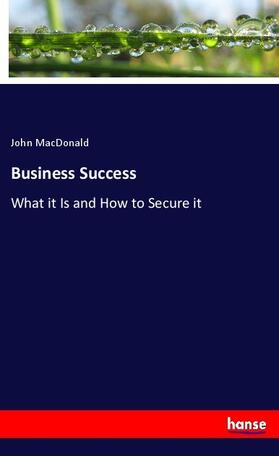Macdonald |  Business Success | Buch |  Sack Fachmedien