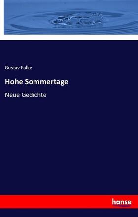 Falke |  Hohe Sommertage | Buch |  Sack Fachmedien