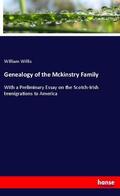 Willis |  Genealogy of the Mckinstry Family | Buch |  Sack Fachmedien