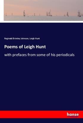 Johnson / Hunt |  Poems of Leigh Hunt | Buch |  Sack Fachmedien
