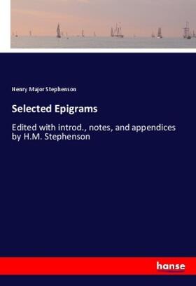 Stephenson |  Selected Epigrams | Buch |  Sack Fachmedien