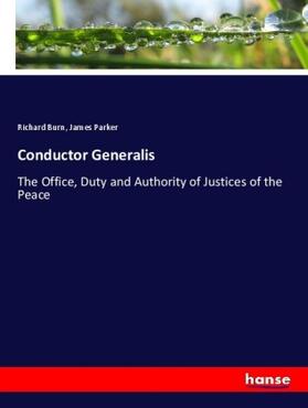 Burn / Parker |  Conductor Generalis | Buch |  Sack Fachmedien