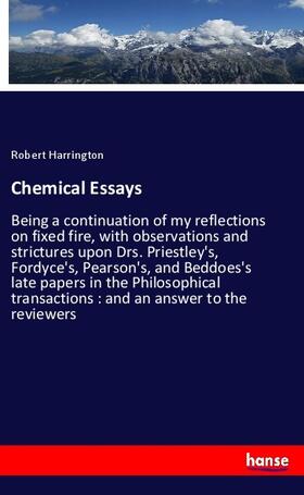 Harrington |  Chemical Essays | Buch |  Sack Fachmedien