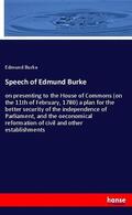 Burke |  Speech of Edmund Burke | Buch |  Sack Fachmedien