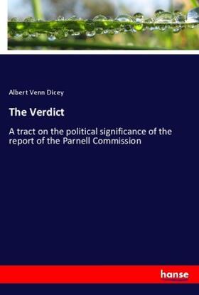 Dicey |  The Verdict | Buch |  Sack Fachmedien