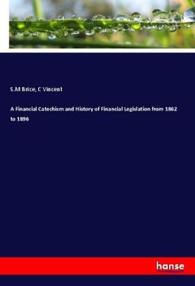 Brice / Vincent |  A Financial Catechism and History of Financial Legislation from 1862 to 1896 | Buch |  Sack Fachmedien