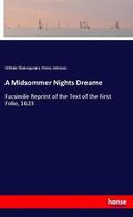 Shakespeare / Johnson |  A Midsommer Nights Dreame | Buch |  Sack Fachmedien