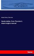 Thurston |  Handy tables, from Thurston's steam-engine manual | Buch |  Sack Fachmedien