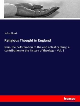 Hunt |  Religious Thought in England | Buch |  Sack Fachmedien