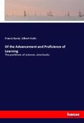 Bacon / Watts |  Of the Advancement and Proficience of Learning | Buch |  Sack Fachmedien