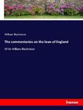 Blackstone |  The commentaries on the laws of England | Buch |  Sack Fachmedien