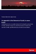Cadell / Cowley |  An appendix to the Elements of Euclid, in seven books: | Buch |  Sack Fachmedien