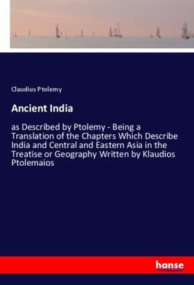Ptolemy |  Ancient India | Buch |  Sack Fachmedien