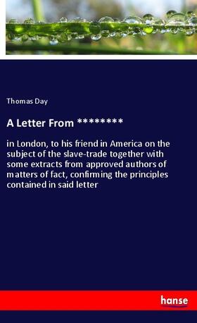 Day |  A Letter From ******** | Buch |  Sack Fachmedien