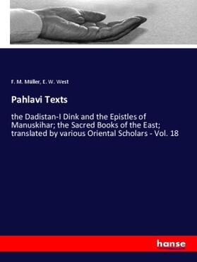 Müller / West |  Pahlavi Texts | Buch |  Sack Fachmedien