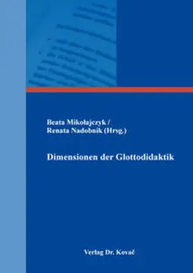 Mikolajczyk / Nadobnik |  Dimensionen der Glottodidaktik | Buch |  Sack Fachmedien