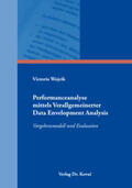 Wojcik |  Performanceanalyse mittels verallgemeinerter Data Envelopment Analysis | Buch |  Sack Fachmedien