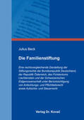 Beck |  Die Familienstiftung | Buch |  Sack Fachmedien