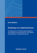 Wedlich |  Zuteilung von Lebenschancen | Buch |  Sack Fachmedien