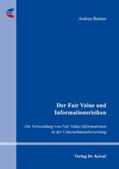 Benten |  Der Fair Value und Informationsrisiken | Buch |  Sack Fachmedien