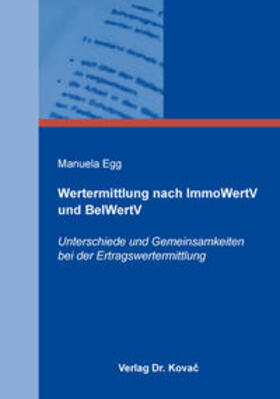 Egg | Wertermittlung nach ImmoWertV und BelWertV | Buch | sack.de