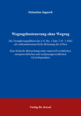 Jagusch | Wegzugsbesteuerung ohne Wegzug | Buch | 978-3-339-10446-5 | sack.de
