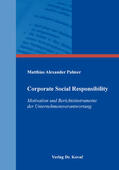 Palmer |  Corporate Social Responsibility | Buch |  Sack Fachmedien