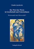 Lutschewitz |  Der Wert der Werte in Gesellschaft und Unternehmen | Buch |  Sack Fachmedien