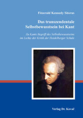 Sitorus |  Das transzendentale Selbstbewusstsein bei Kant | Buch |  Sack Fachmedien