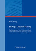 Tremp |  Strategic Decision-Making | Buch |  Sack Fachmedien