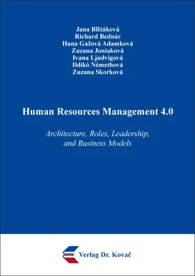 Blštáková / Bednár / Gažová Adamková |  Human Resources Management 4.0 | Buch |  Sack Fachmedien