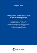 Held |  Integration von Risiko- und Umweltmanagement | Buch |  Sack Fachmedien