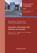Kegyes / Kriston / Schönenberger |  Sprachen, Literaturen und Kulturen im Kontakt | Buch |  Sack Fachmedien