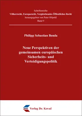 Benda |  Neue Perspektiven der gemeinsamen europäischen Sicherheits- und Verteidigungspolitik | Buch |  Sack Fachmedien