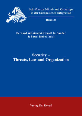 Wisniewski / Wisniewski / Sander | Security – Threats, Law and Organization | Buch | 978-3-339-11094-7 | sack.de