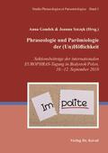 Gondek / Szczek / Szczek |  Phraseologie und Parömiologie der (Un)Höflichkeit | Buch |  Sack Fachmedien