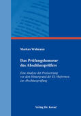 Widmann |  Das Prüfungshonorar des Abschlussprüfers | Buch |  Sack Fachmedien