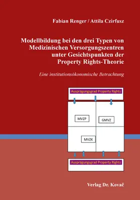 Renger / Czirfusz |  Modellbildung bei den drei Typen von Medizinischen Versorgungszentren unter Gesichtspunkten der Property Rights-Theorie | Buch |  Sack Fachmedien