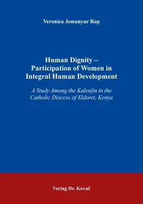 Rop |  Human Dignity – Participation of Women in Integral Human Development | Buch |  Sack Fachmedien