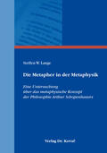 Lange |  Die Metapher in der Metaphysik | Buch |  Sack Fachmedien