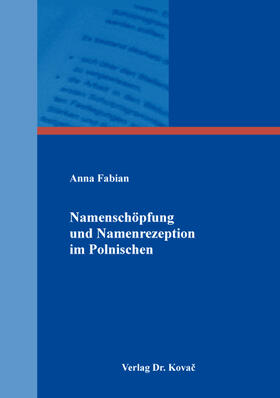 Fabian | Namenschöpfung und Namenrezeption im Polnischen | Buch | 978-3-339-11642-0 | sack.de