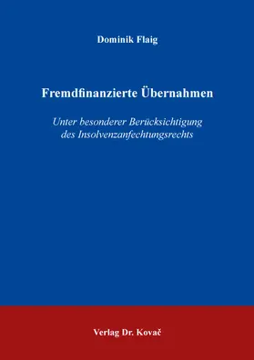 Flaig |  Fremdfinanzierte Übernahmen | Buch |  Sack Fachmedien