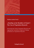 Pesch |  „Standing on the Shoulders of Giants“: The Case of Negotiation Research | Buch |  Sack Fachmedien
