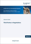 Sand |  Third Parties in Negotiations | Buch |  Sack Fachmedien