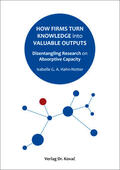 Hahn / Hahn-Notter |  How Firms Turn Knowledge into Valuable Outputs | Buch |  Sack Fachmedien