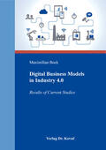 Bock |  Digital Business Models in Industry 4.0 | Buch |  Sack Fachmedien