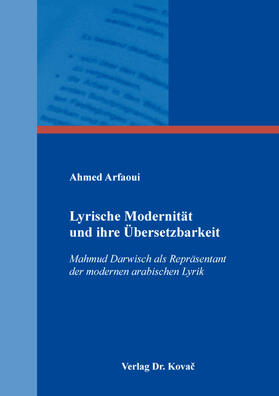 Arfaoui | Lyrische Modernität und ihre Übersetzbarkeit | Buch | 978-3-339-12210-0 | sack.de