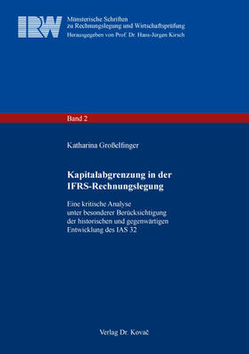 Großelfinger | Kapitalabgrenzung in der IFRS-Rechnungslegung | Buch | 978-3-339-12330-5 | sack.de