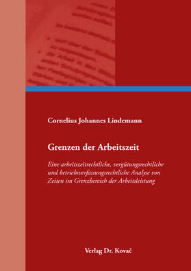 Lindemann | Grenzen der Arbeitszeit | Buch | 978-3-339-12360-2 | sack.de